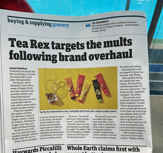 Fresh fruit tea brand TEA REX targets mults after major revamp